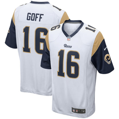 Los Angeles Rams Jared Goff Game White Football Jersey product image