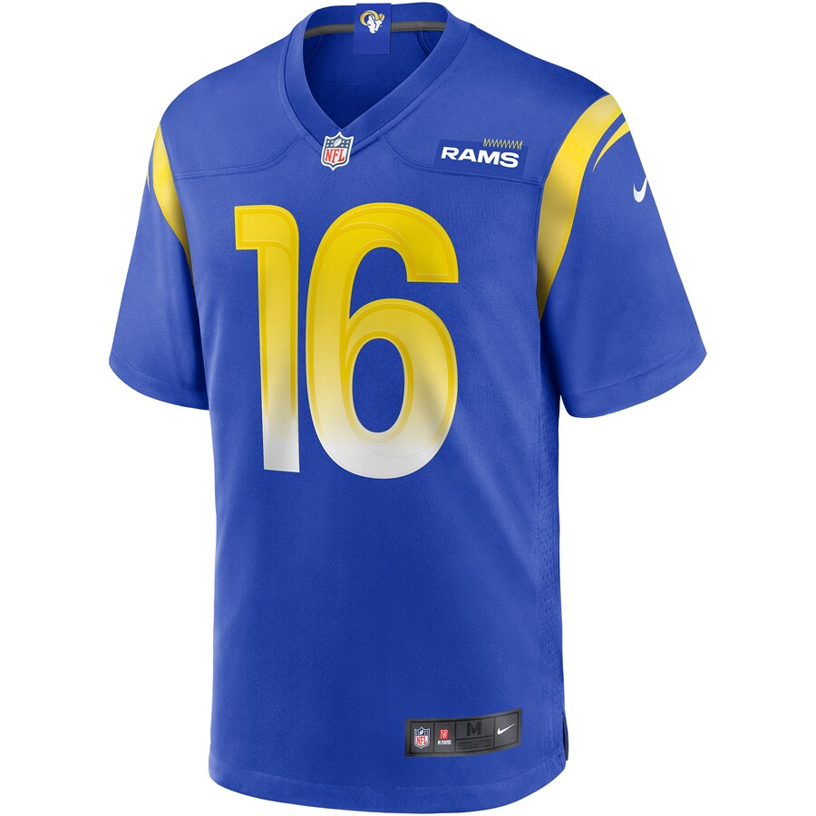 Los Angeles Rams Jared Goff Game Royal Football Jersey product image