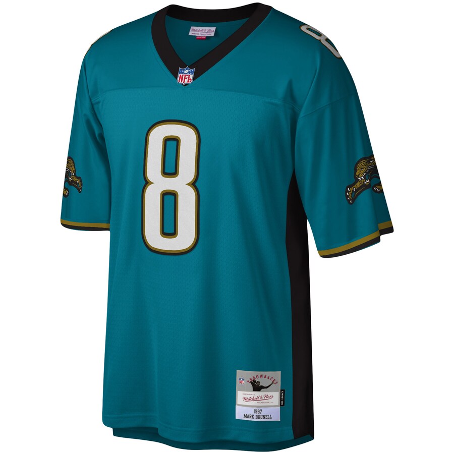 Jacksonville Jaguars Mark Brunell Teal Legacy Teal Football Jersey product image