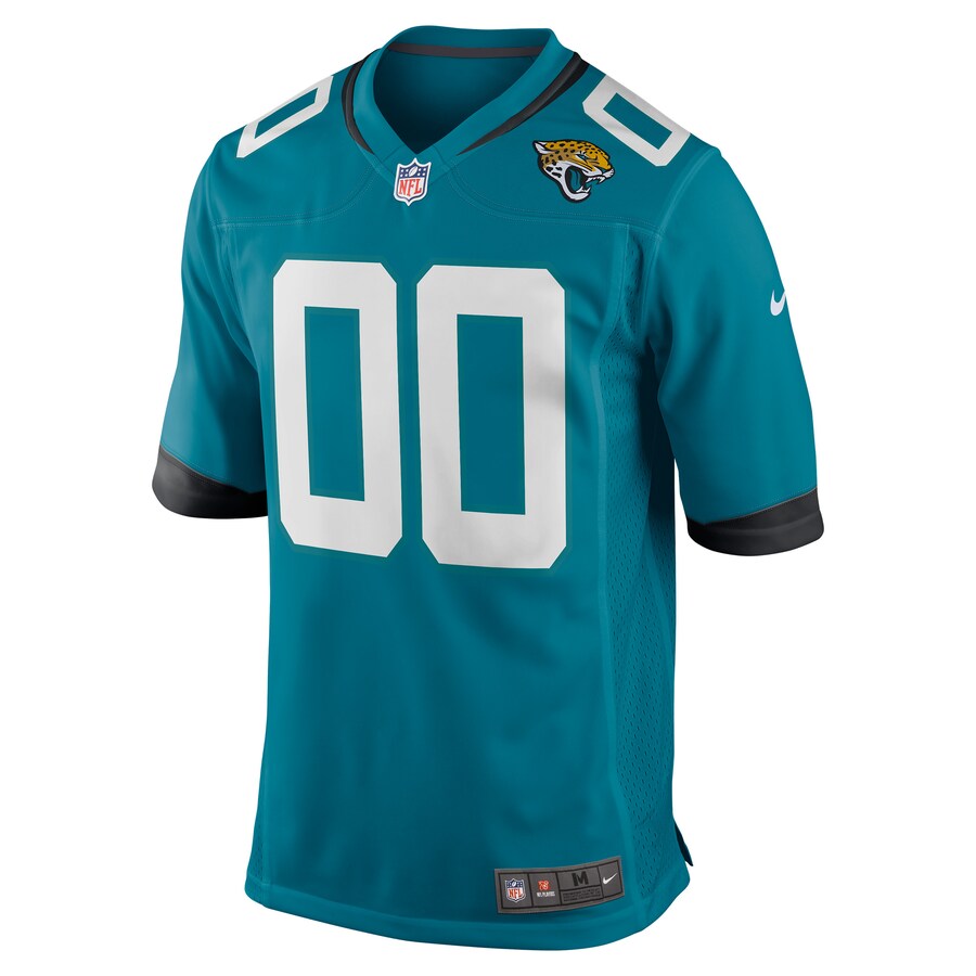 Jacksonville Jaguars Teal Custom Alternate Game Teal Football Jersey product image