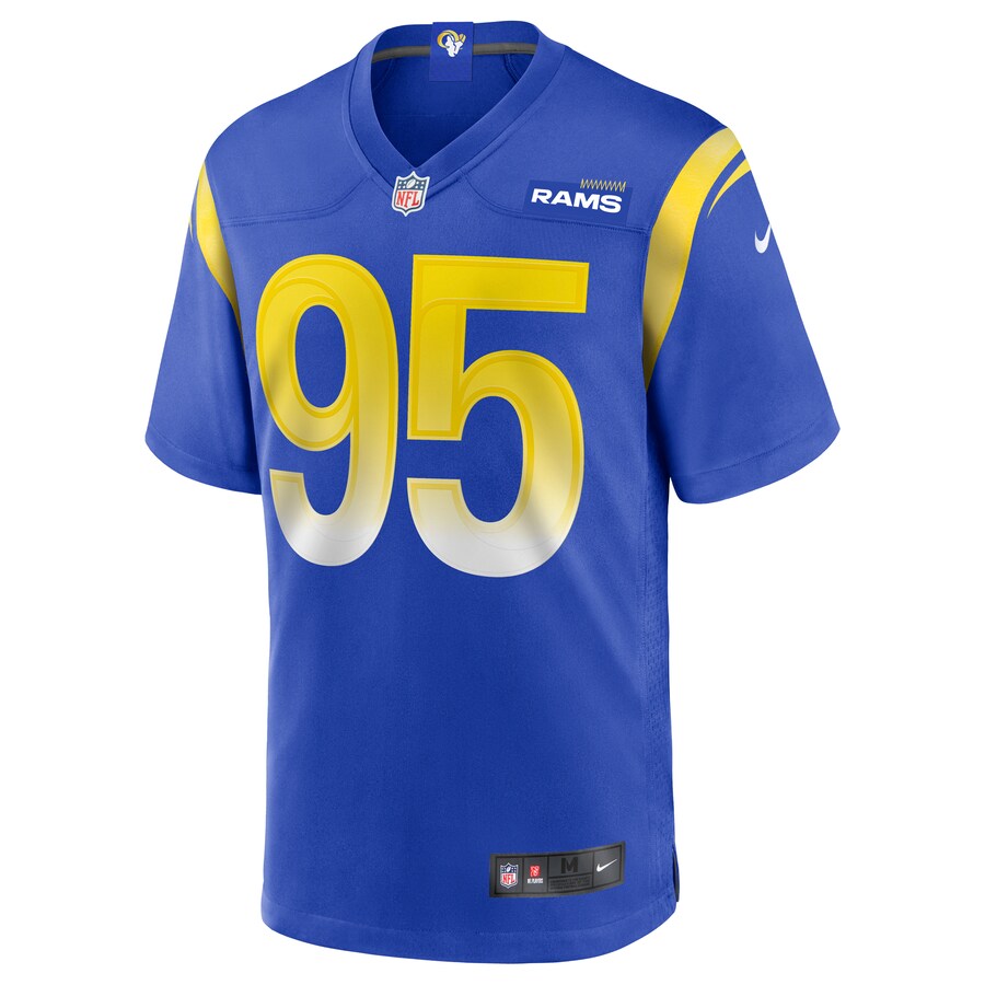 Los Angeles Rams Jachai Polite Game Royal Football Jersey product image