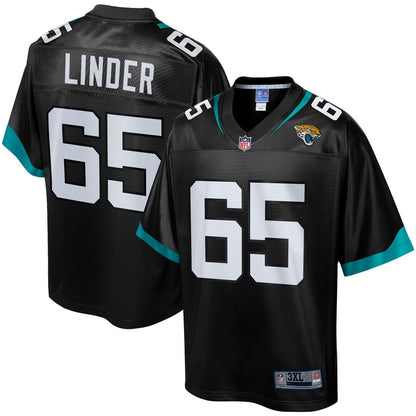 Jacksonville Jaguars Brandon Linder Pro Line Big & Tall Black Football Jersey product image