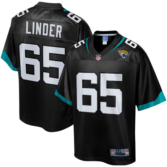 Jacksonville Jaguars Brandon Linder Pro Line Big & Tall Black Football Jersey product image