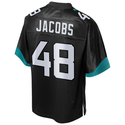 Jacksonville Jaguars Leon Jacobs Pro Line Big & Tall Black Football Jersey product image