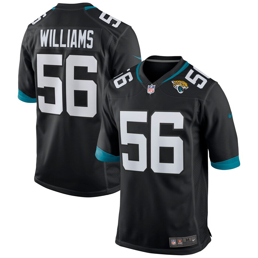 Jacksonville Jaguars Quincy Williams Game Black Football Jersey product image