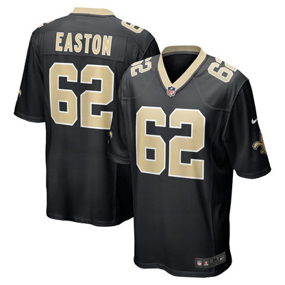 New Orleans Saints Nick Easton Game Black Football Jersey product image