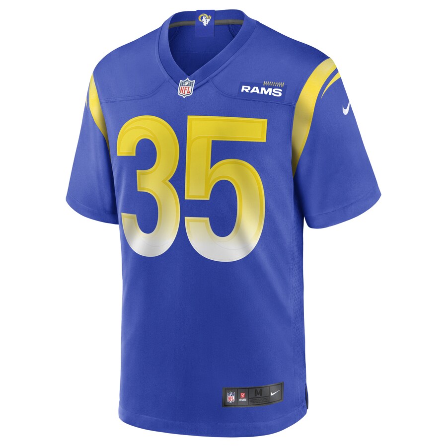 Los Angeles Rams Xavier Jones Game Royal Football Jersey product image