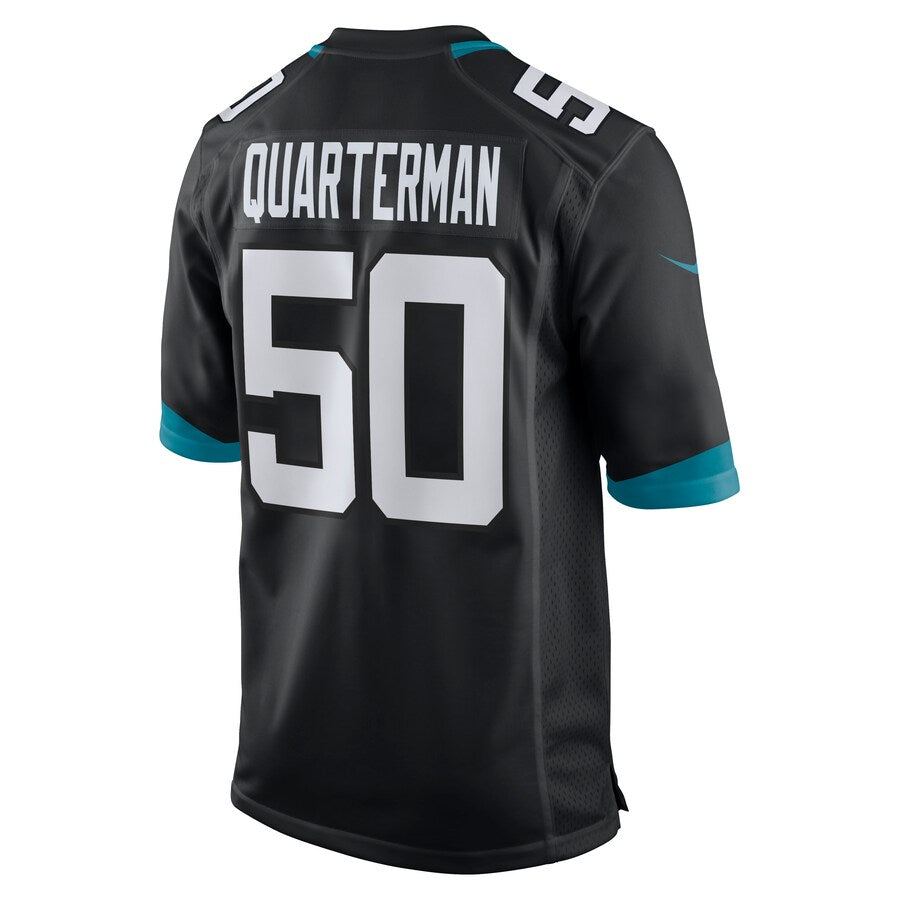 Jacksonville Jaguars Shaquille Quarterman Game Black Football Jersey product image