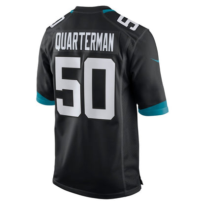Jacksonville Jaguars Shaquille Quarterman Game Black Football Jersey product image