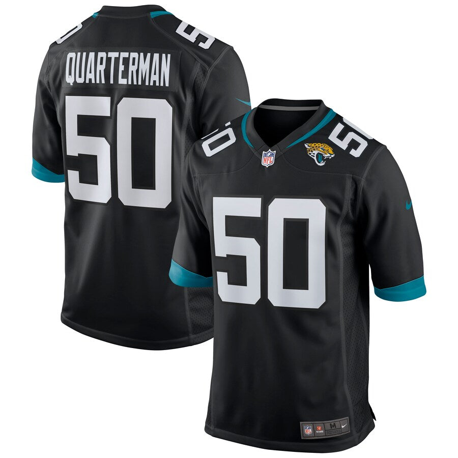 Jacksonville Jaguars Shaquille Quarterman Game Black Football Jersey product image