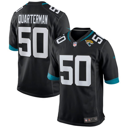 Jacksonville Jaguars Shaquille Quarterman Game Black Football Jersey product image