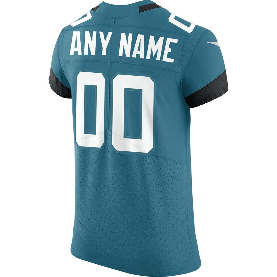 Jacksonville Jaguars Teal Custom Teal Football Jersey product image