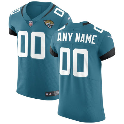 Jacksonville Jaguars Teal Custom Teal Football Jersey product image