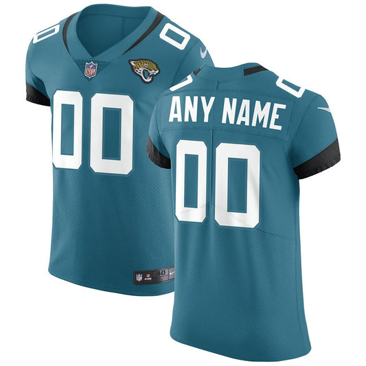 Jacksonville Jaguars Teal Custom Teal Football Jersey product image
