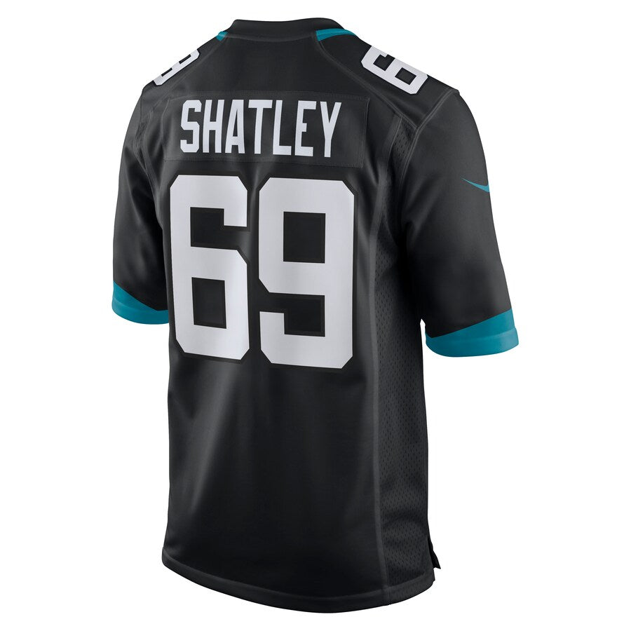 Jacksonville Jaguars Tyler Shatley Game Black Football Jersey product image