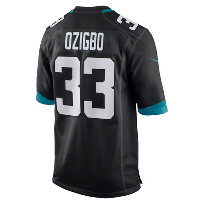 Jacksonville Jaguars Devine Ozigbo Game Black Football Jersey product image