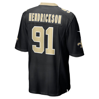 New Orleans Saints Trey Hendrickson Game Black Football Jersey product image