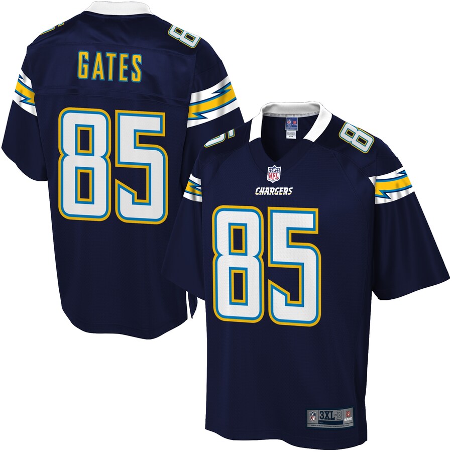 Los Angeles Chargers Antonio Gates Pro Line Big & Tall Team Color Football Jersey product image