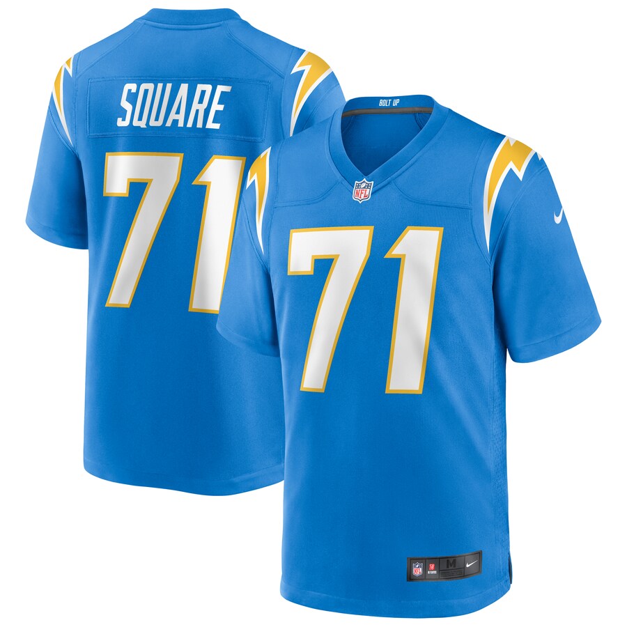Los Angeles Chargers Damion Square Powder Game Blue Football Jersey product image