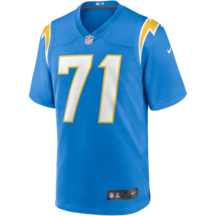 Los Angeles Chargers Damion Square Powder Game Blue Football Jersey product image