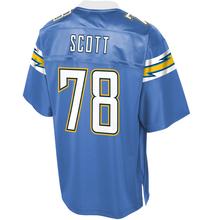 Los Angeles Chargers Trent Scott Alternate Pro Line Blue Football Jersey product image