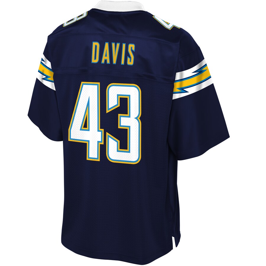Los Angeles Chargers Michael Davis Pro Line Big & Tall Navy Football Jersey product image