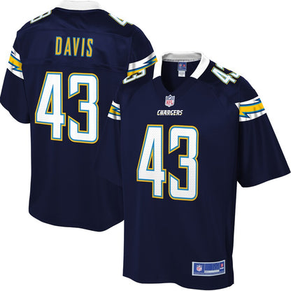 Los Angeles Chargers Michael Davis Pro Line Big & Tall Navy Football Jersey product image
