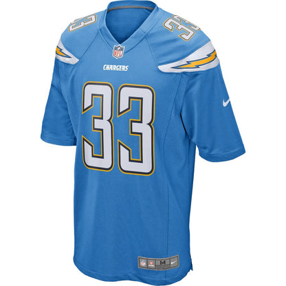 Los Angeles Chargers Derwin James Powder Game Blue Football Jersey product image