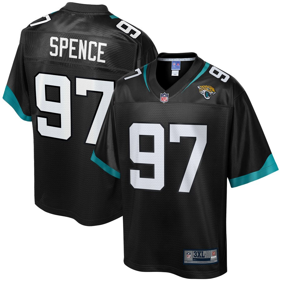Jacksonville Jaguars Akeem Spence Pro Line Big & Tall Black Football Jersey product image