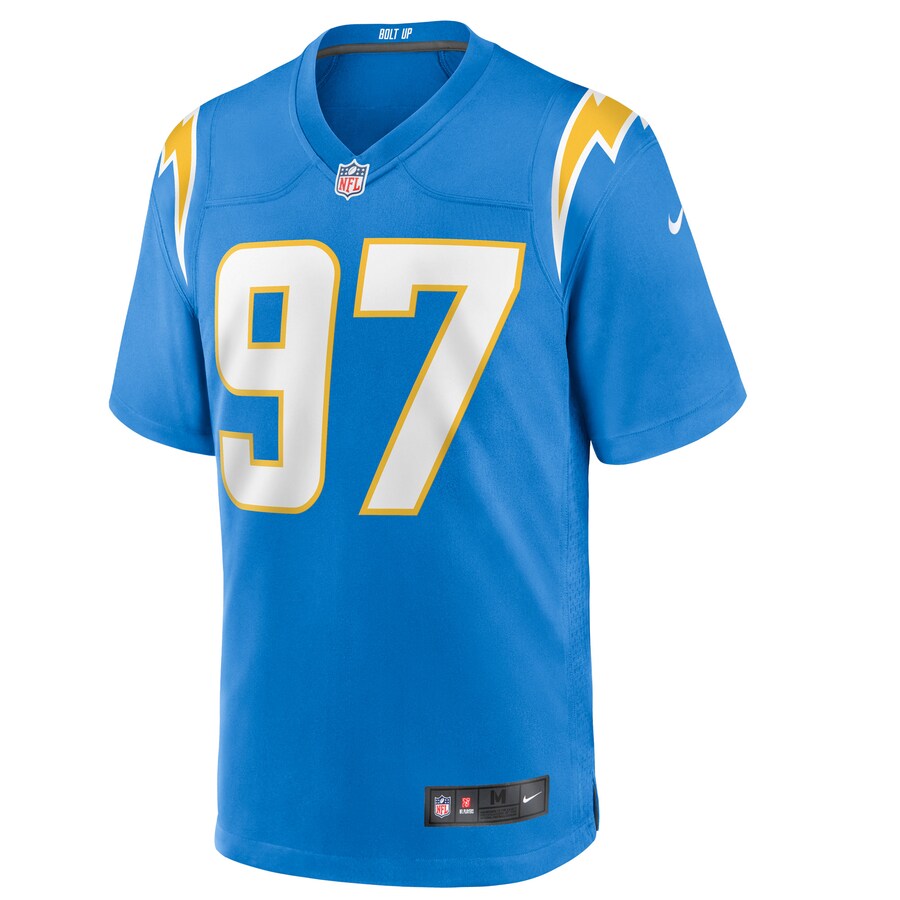 Los Angeles Chargers Joey Bosa Powder Game Blue Football Jersey product image
