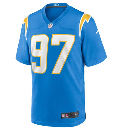 Los Angeles Chargers Joey Bosa Powder Game Blue Football Jersey product image