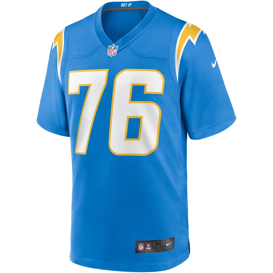 Los Angeles Chargers Forrest Lamp Powder Game Blue Football Jersey product image