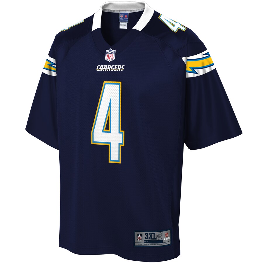 Los Angeles Chargers Michael Badgley Pro Line Big & Tall Navy Football Jersey product image