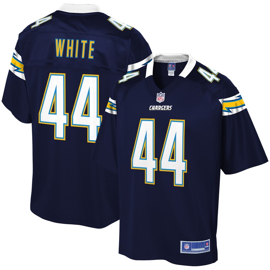 Los Angeles Chargers Kyzir Pro Line White Football Jersey product image