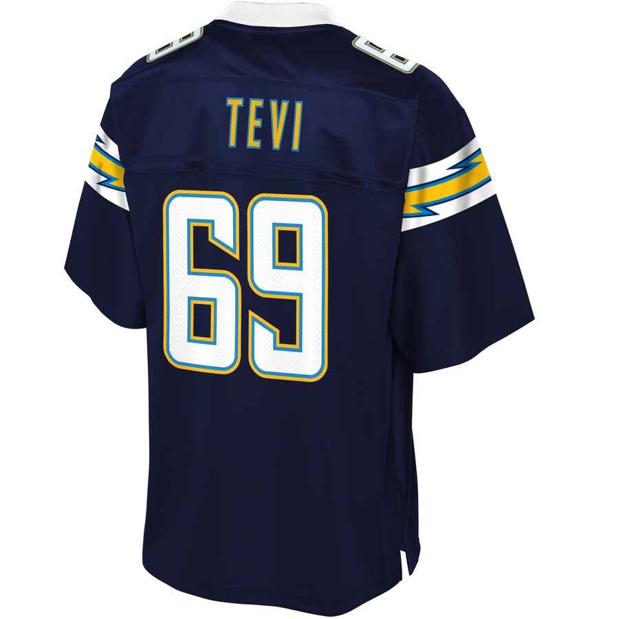 Los Angeles Chargers Sam Tevi Pro Line Big & Tall Navy Football Jersey product image