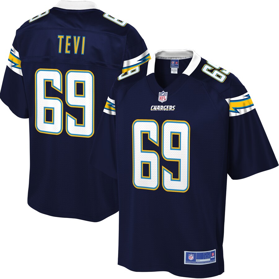Los Angeles Chargers Sam Tevi Pro Line Big & Tall Navy Football Jersey product image