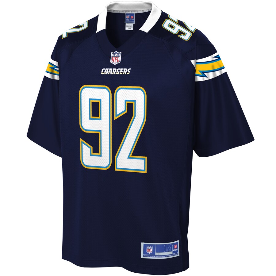 Los Angeles Chargers Brandon Mebane Pro Line Team Color Navy Football Jersey product image