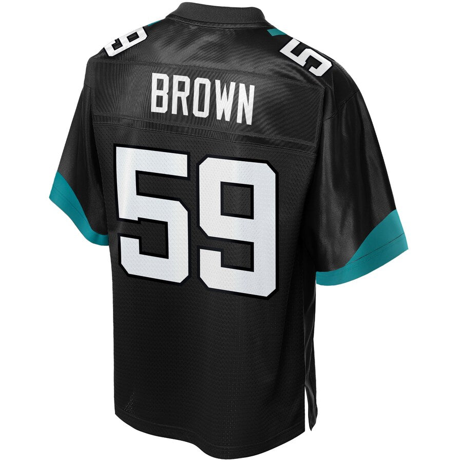 Jacksonville Jaguars Preston Brown Pro Line Big & Tall Black Football Jersey product image