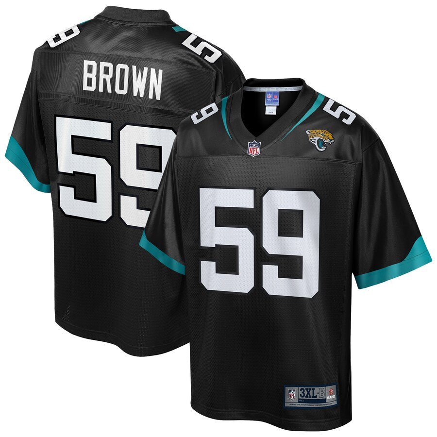 Jacksonville Jaguars Preston Brown Pro Line Big & Tall Black Football Jersey product image
