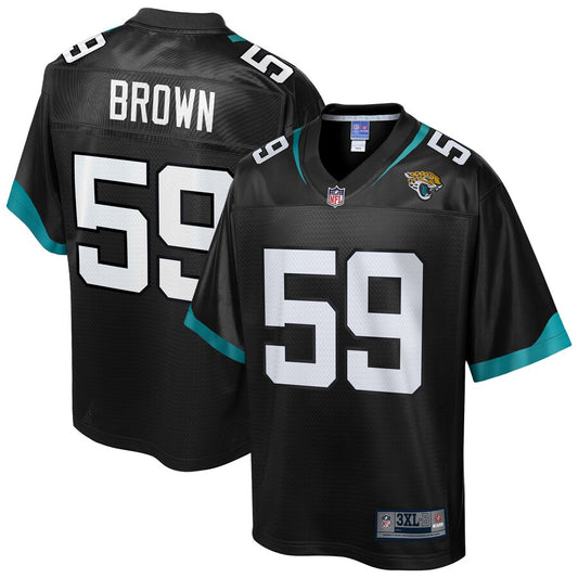 Jacksonville Jaguars Preston Brown Pro Line Big & Tall Black Football Jersey product image