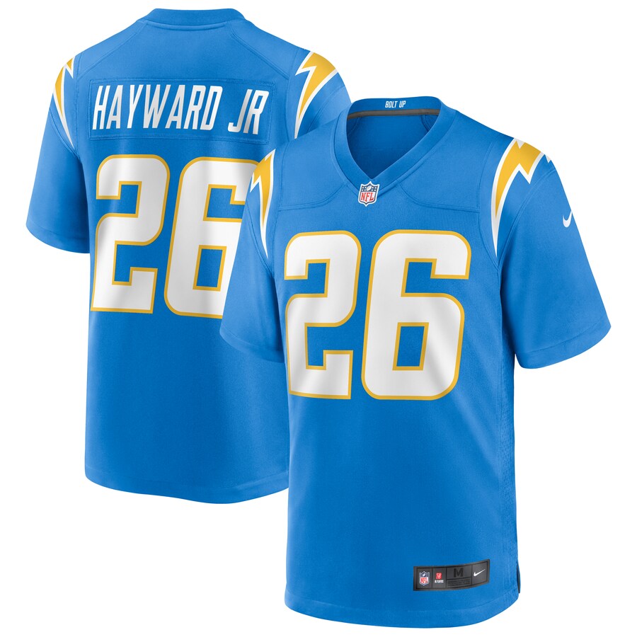 Los Angeles Chargers Casey Hayward Powder Game Blue Football Jersey product image