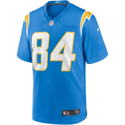 Los Angeles Chargers Game Blue Football Jersey product image