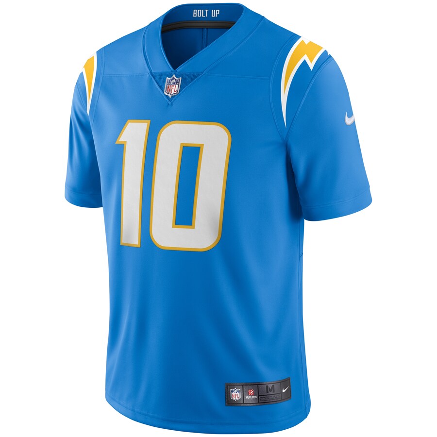Los Angeles Chargers Justin Herbert Powder Limited Blue Football Jersey product image