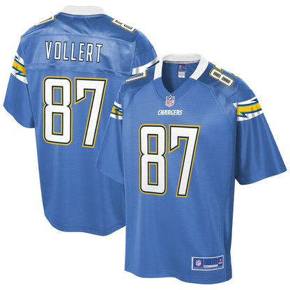 Los Angeles Chargers Andrew Vollert Pro Line Blue Football Jersey product image