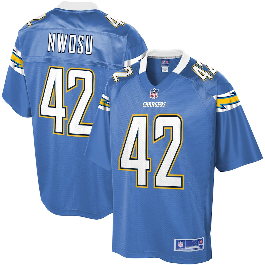 Los Angeles Chargers Uchenna Nwosu Alternate Pro Line Blue Football Jersey product image