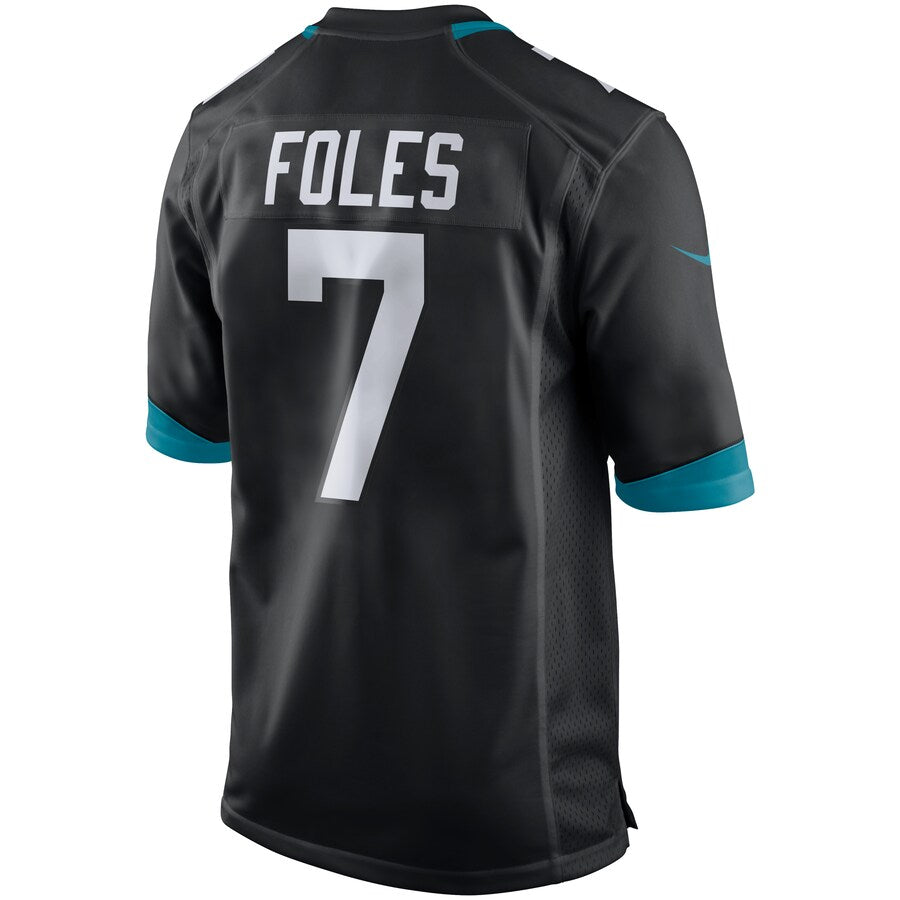 Jacksonville Jaguars Nick Foles Game Black Football Jersey product image
