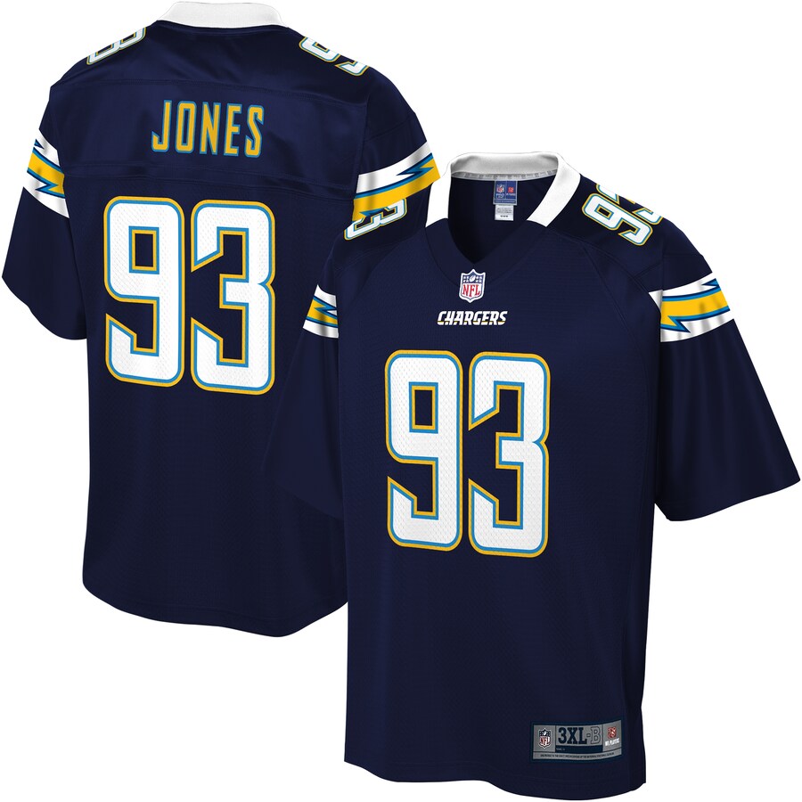 Los Angeles Chargers Justin Jones Pro Line Big & Tall Navy Football Jersey product image
