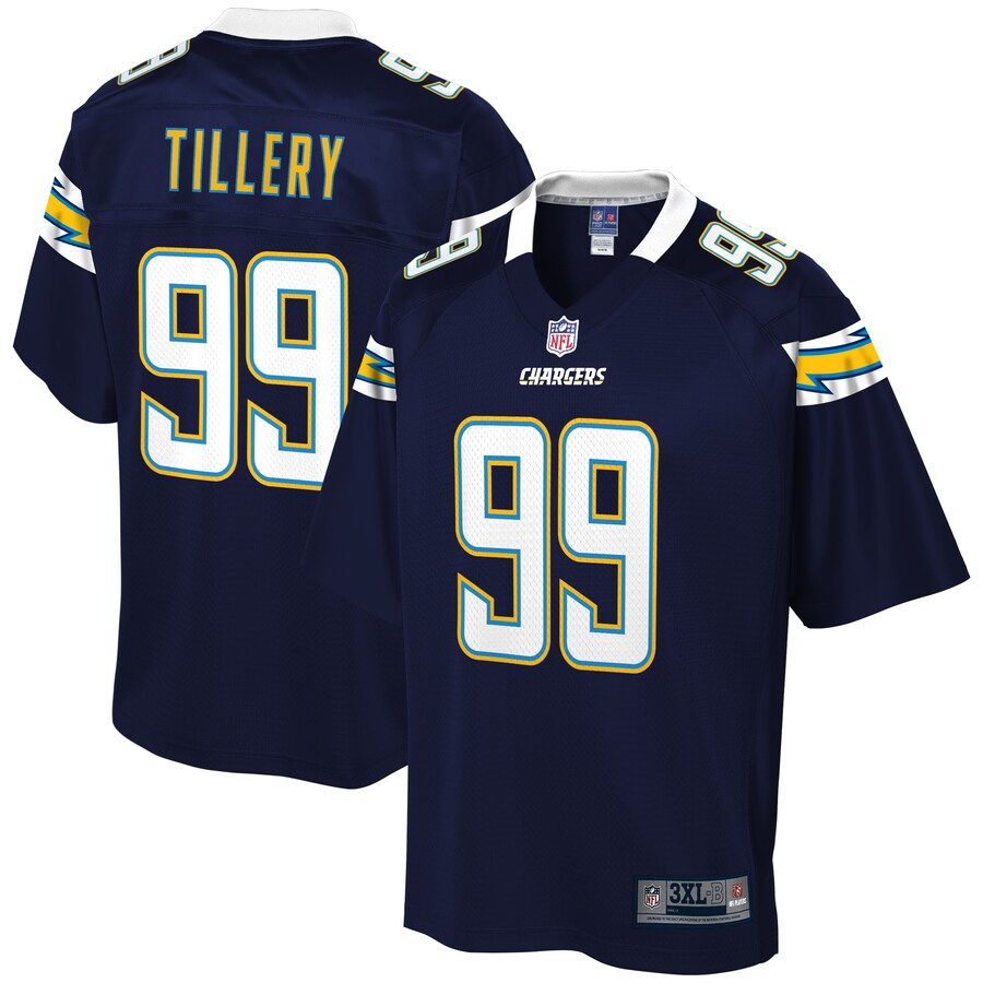 Los Angeles Chargers Jerry Tillery Pro Line Big & Tall Navy Football Jersey product image