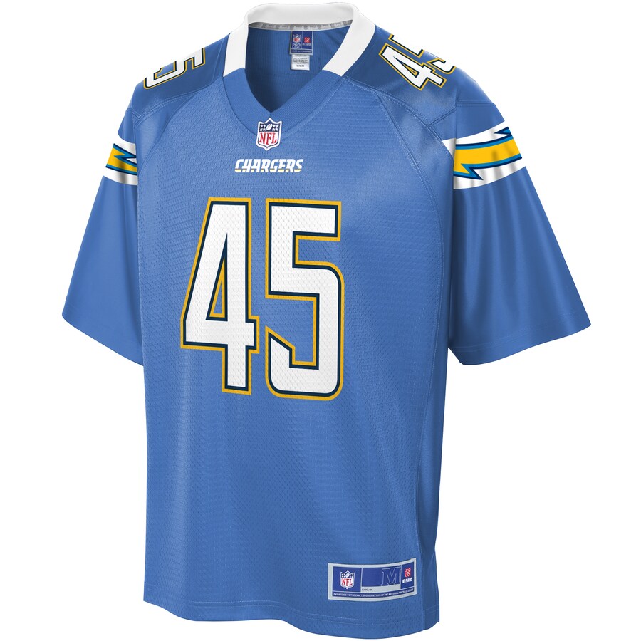 Los Angeles Chargers Cole Mazza Alternate Pro Line Blue Football Jersey product image