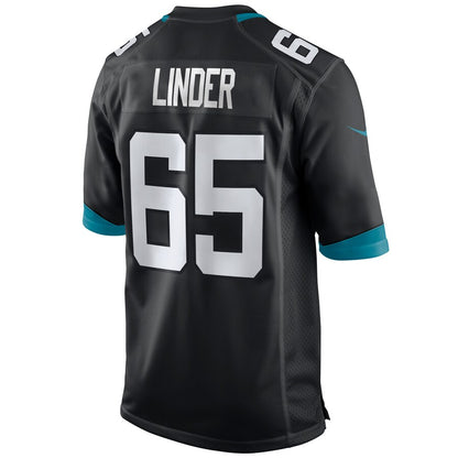 Jacksonville Jaguars Brandon Linder Game Black Football Jersey product image